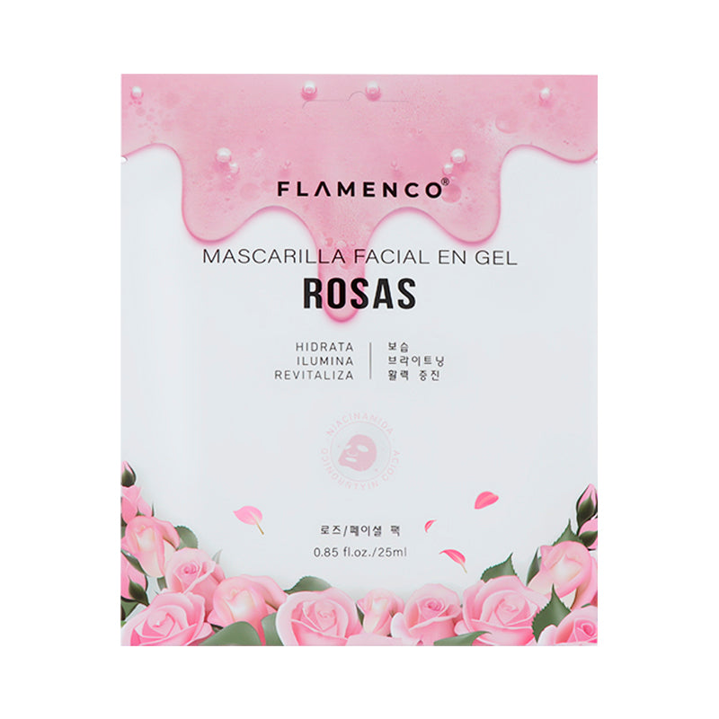 Mascarilla Facial en Gel de Rosas