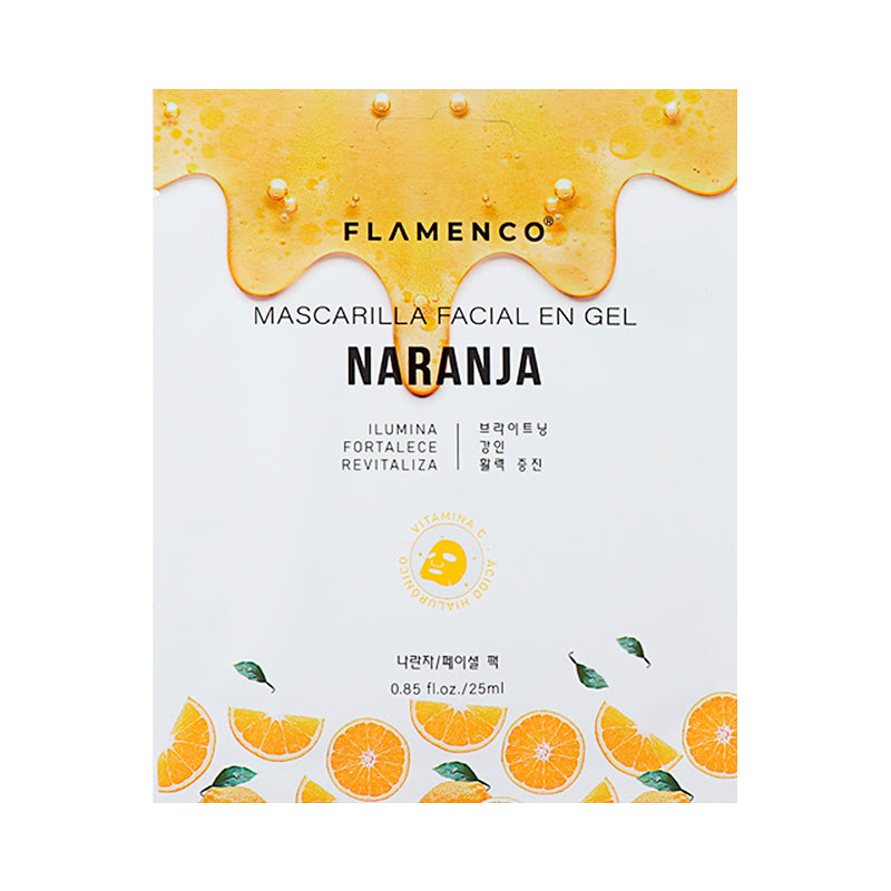 Mascarilla Facial en Gel de Naranja