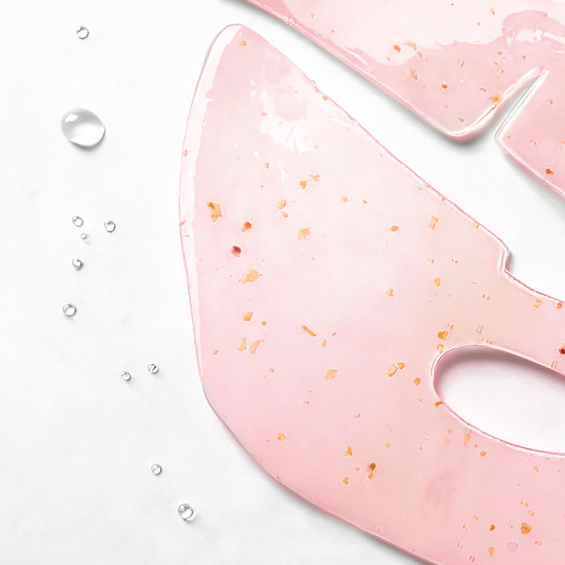 Mascarilla Facial en Gel de Rosas