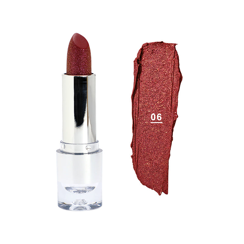 Labial en Barra con Glitter