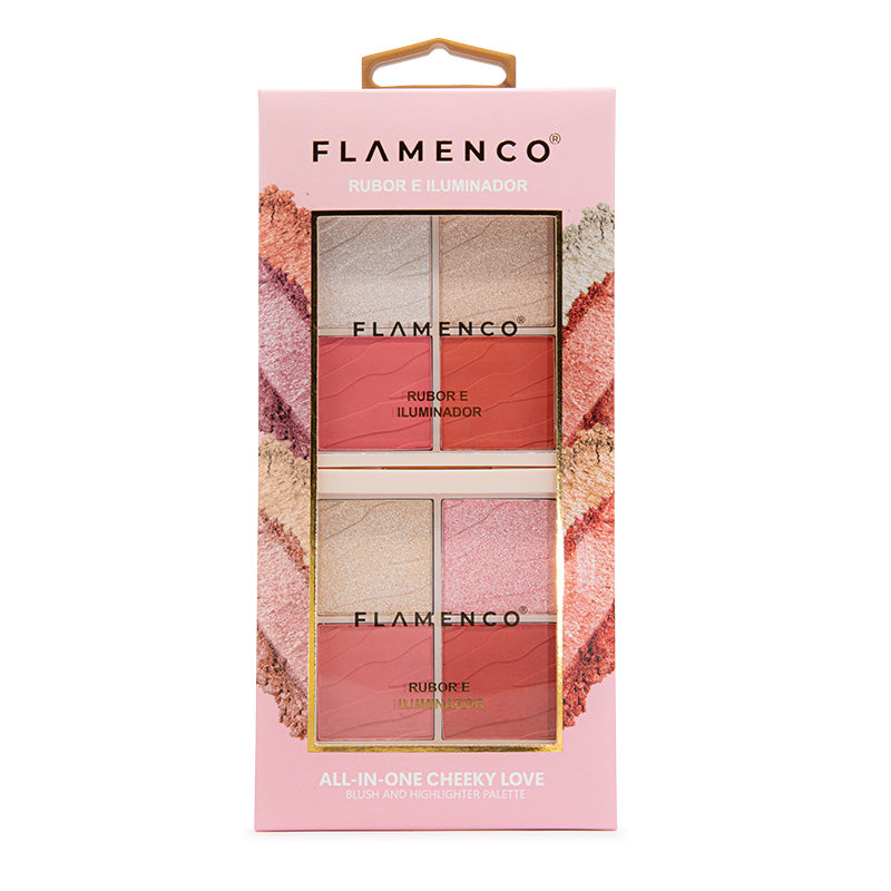 Paleta de Rubor e Iluminador