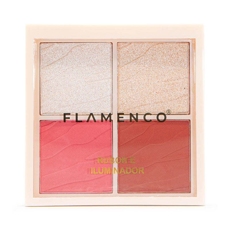 Paleta de Rubor e Iluminador