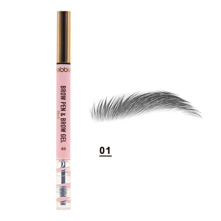 Delineador de Cejas Microblanding Duo