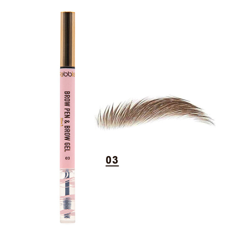 Delineador de Cejas Microblanding Duo