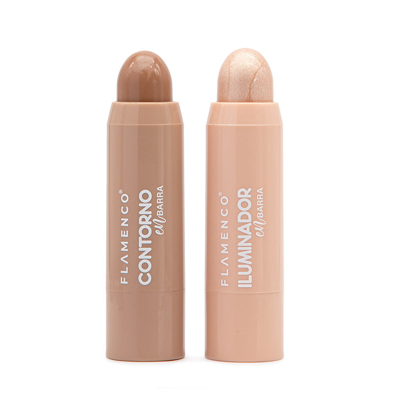 Pack Contorno e Iluminador en Barra Face Duo