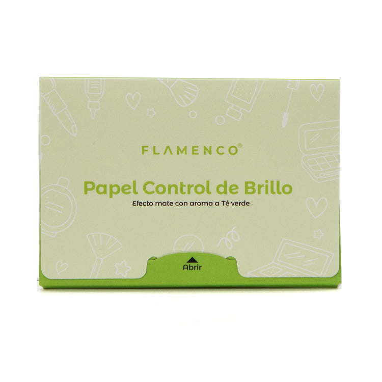 Papel Control de brillo Té verde