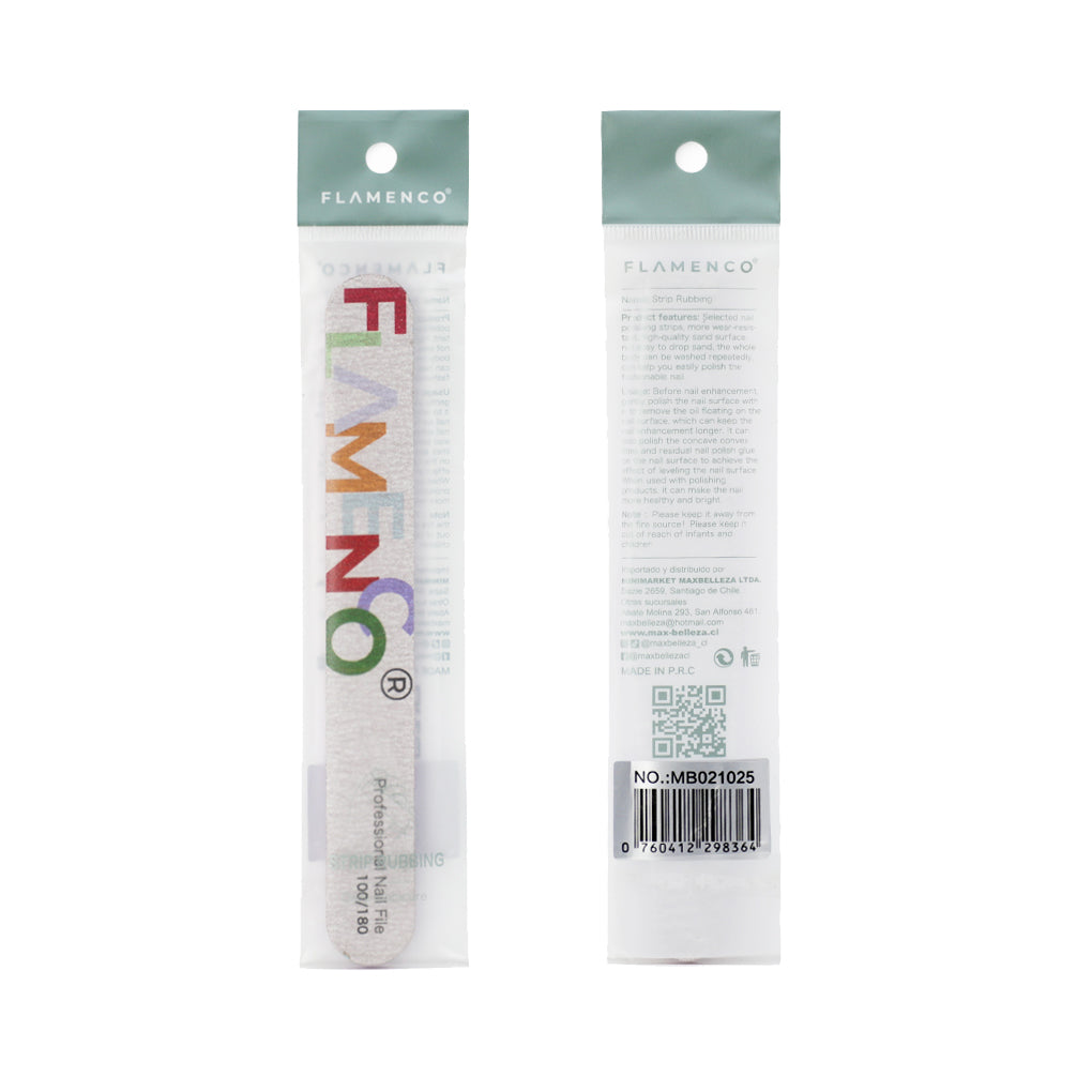 Lima de Uñas Recta 100/180