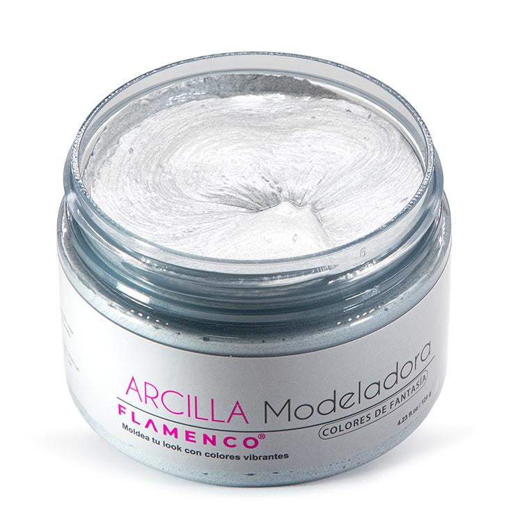 Arcilla Modeladora de Cabello Plateado