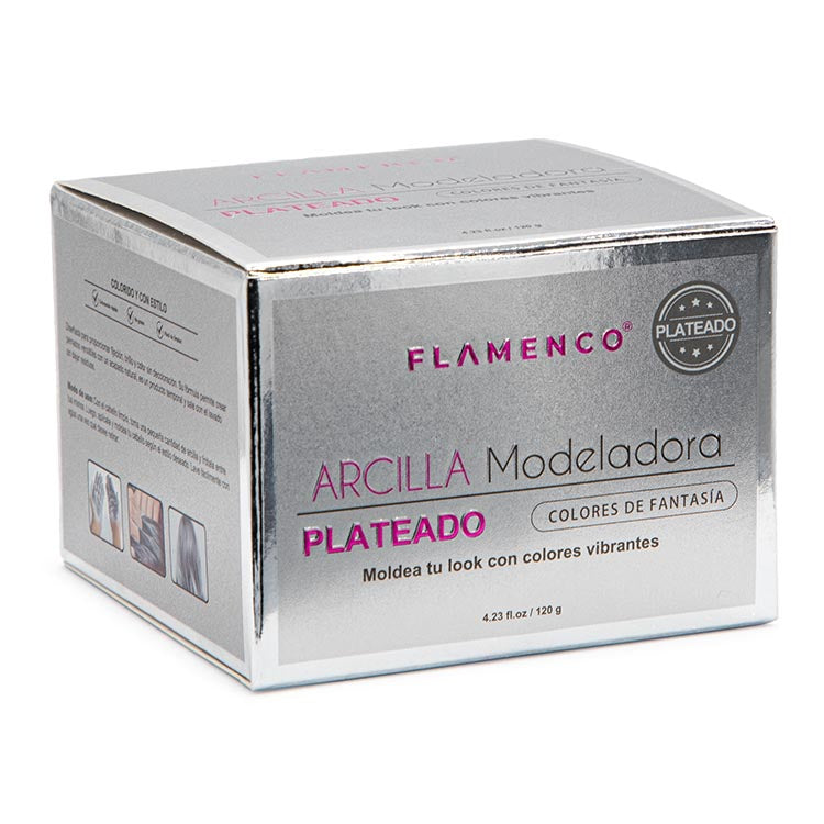 Arcilla Modeladora de Cabello Plateado