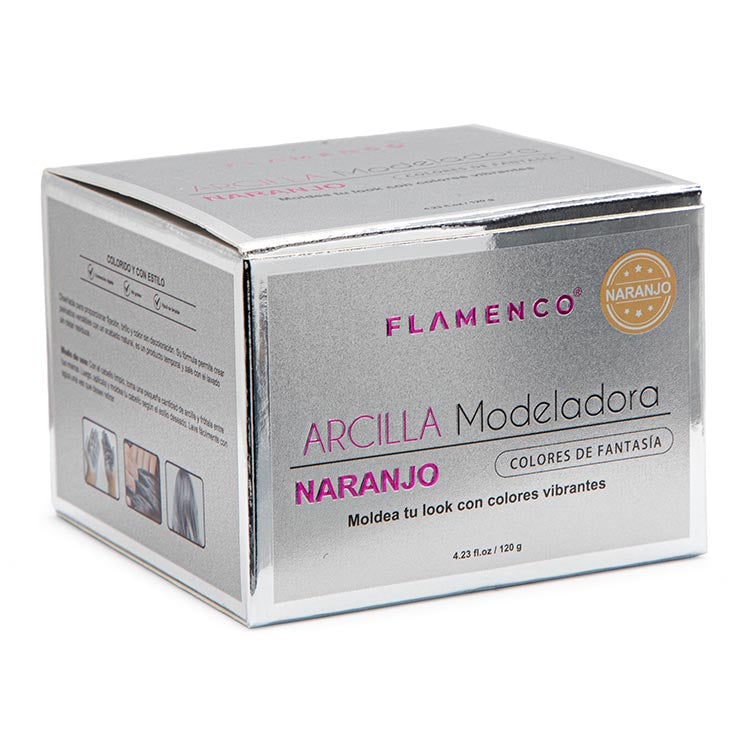 Arcilla Modeladora de Cabello Naranjo