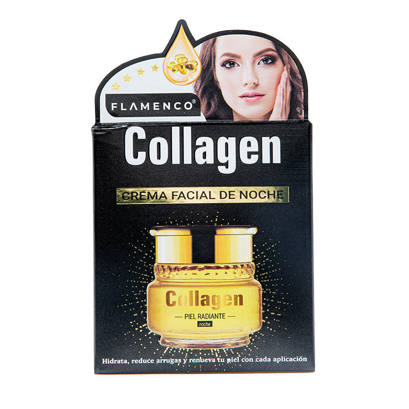 Crema Facial de Noche con Colágeno