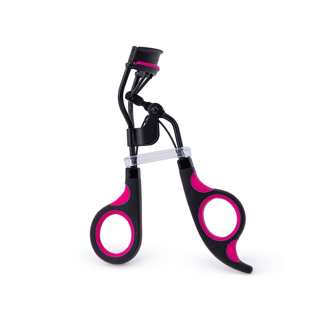 Encrespador de Pestañas Negro-Fucsia