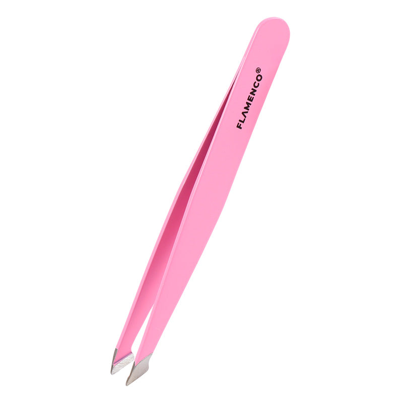 Pinza Oblicua de Precisión Rosa