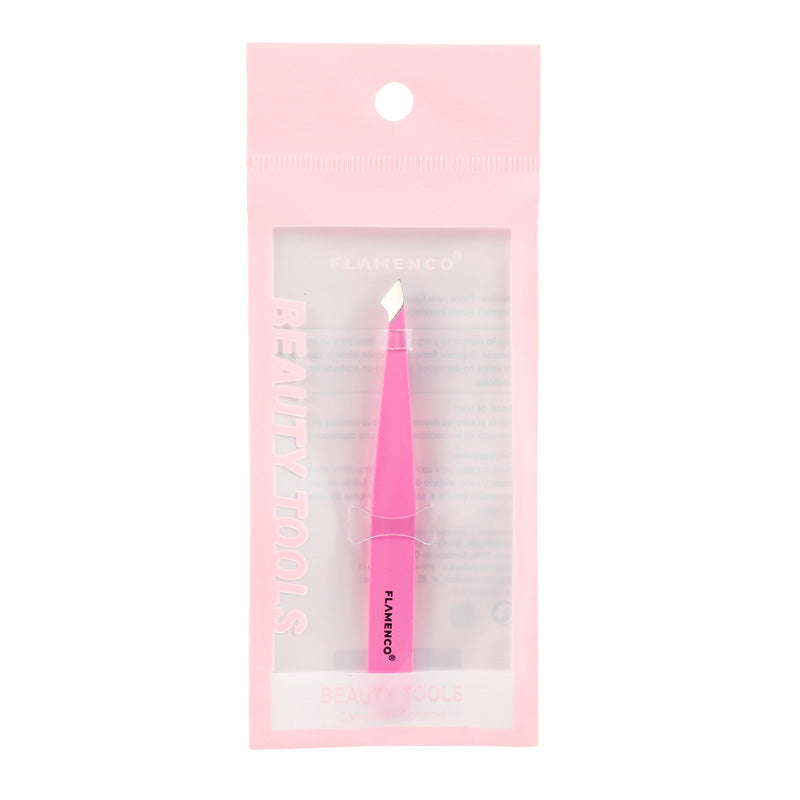 Pinza Oblicua de Precisión Rosa