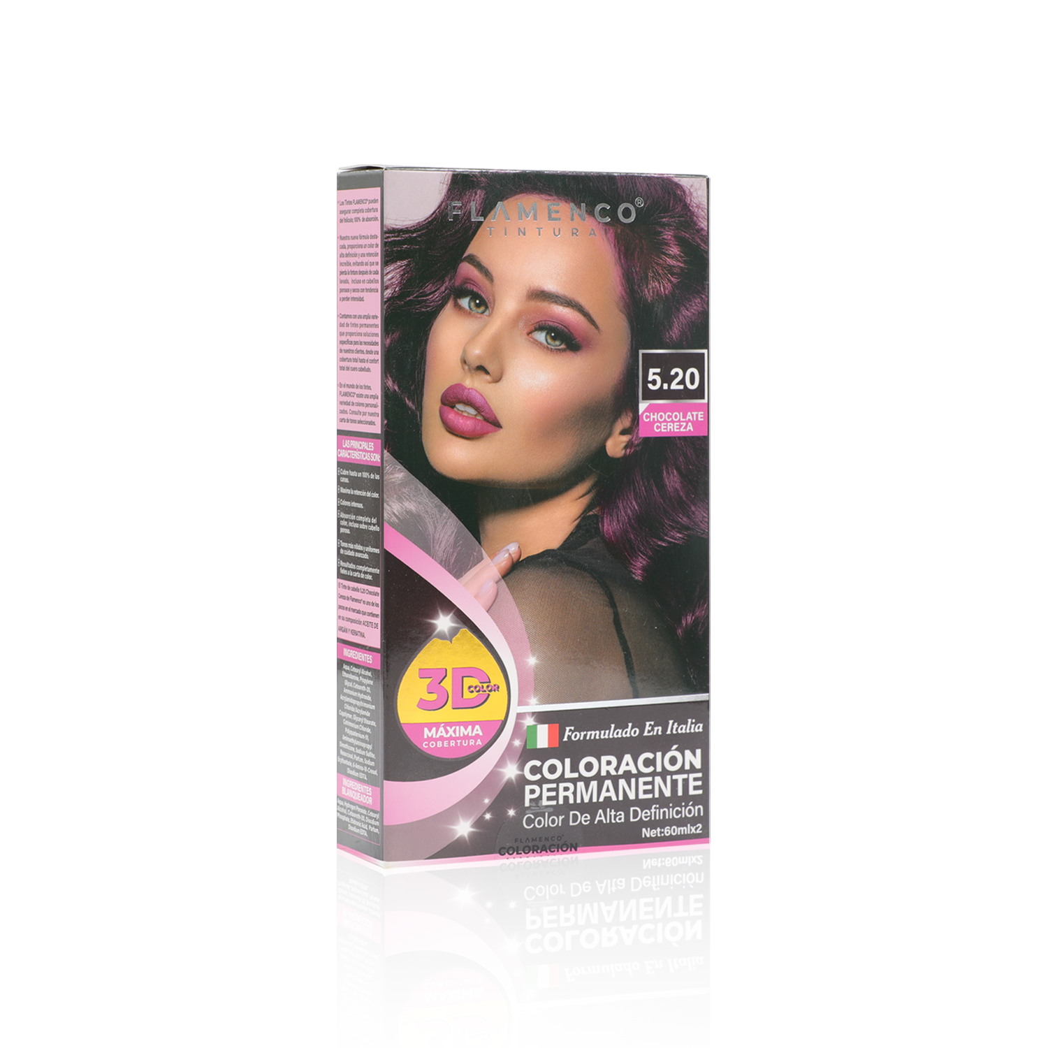 Tintura Pelo 3D 5.20 Chocolate Cereza