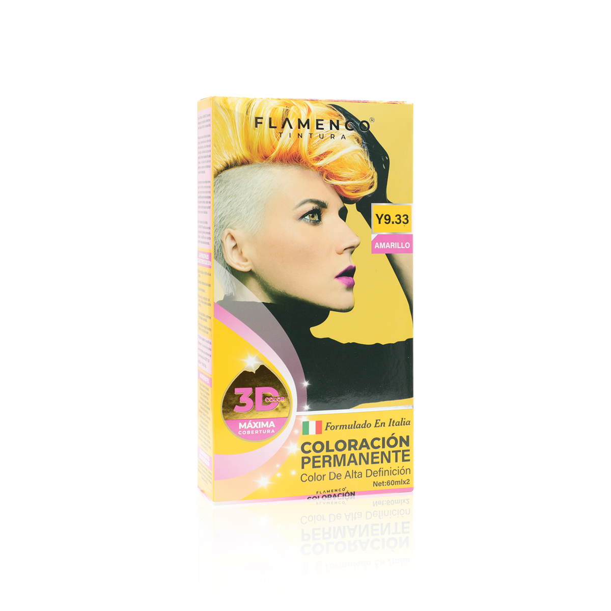 Tintura Pelo 3D Color Y9.33 Amarillo