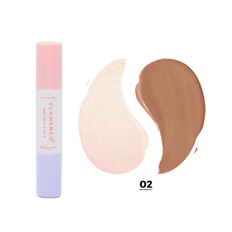 Contorno & Iluminador Duo Glow 2 en 1